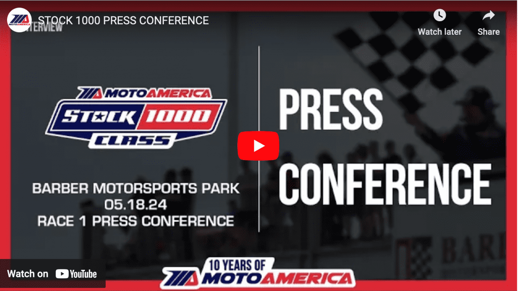 Read more about the article Video: Stock 1000 Race One Press Conference From Barber Motorsports Park